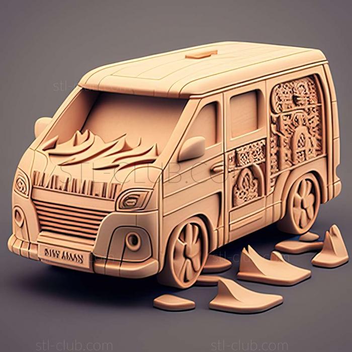 3D модель Nissan Caravan Elgrand (STL)